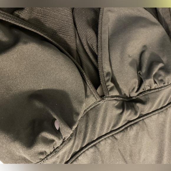 SHEIN deep v-neck ruffled one-piece swimsuit, lace up back, size XL - Picture 8 of 8